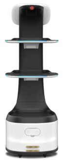 KEENON DINERBOT T8 LS Gastronomie Service Weiß App gesteuert, inkl. Ladegerät, Sprachgesteuert – Bild 6