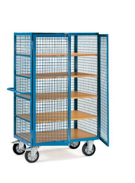 image-6259.jpg Fetra Hauptartikel 4393 Schrankwagen Stahl pulverbeschichtet Traglast (max.): 750 kg Brillantblau (RAL 5007) – Bild 1
