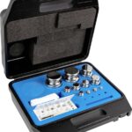 Kern 303-074 Gewichtssatz, E1, 1 mg - 2 kg, Knopf, Edelstahl poliert, im Kunststoffkoffer