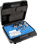 Kern 303-074 Gewichtssatz, E1, 1 mg - 2 kg, Knopf, Edelstahl poliert, im Kunststoffkoffer