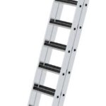 MUNK Günzburger Steigtechnik 040673 Aluminium Stufen-Schiebeleiter Arbeitshöhe (max.): 4.65 cm 20 kg