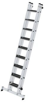 MUNK Günzburger Steigtechnik 040673 Aluminium Stufen-Schiebeleiter Arbeitshöhe (max.): 4.65 cm 20 kg
