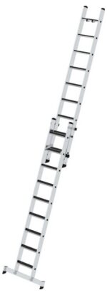 MUNK Günzburger Steigtechnik 040673 Aluminium Stufen-Schiebeleiter Arbeitshöhe (max.): 4.65 cm 20 kg – Bild 2