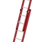MUNK Günzburger Steigtechnik 035528 GFK/Alu Sprossen-Schiebeleiter Arbeitshöhe (max.): 5.3 cm 14.4