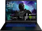 Gigabyte Gaming Notebook GAMING A18 45.7 cm (18 Zoll) WQXGA AMD Ryzen 7 260 32 GB RAM 1 TB SSD Keine Tastatur im Lieferu