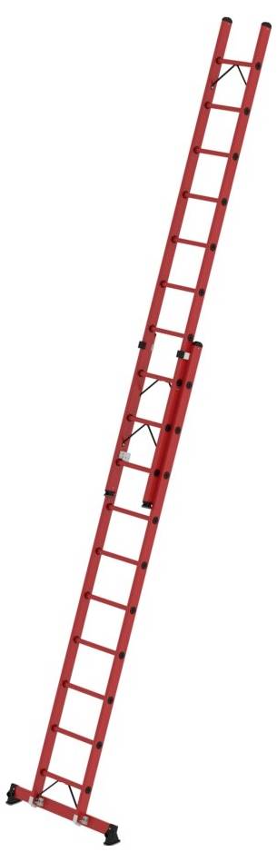 image-6704.jpg MUNK Günzburger Steigtechnik 036630 GFK Sprossen-Schiebeleiter Arbeitshöhe (max.): 6.3 cm 19.9 – Bild 1