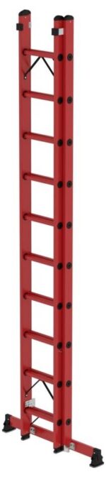 MUNK Günzburger Steigtechnik 036630 GFK Sprossen-Schiebeleiter Arbeitshöhe (max.): 6.3 cm 19.9 – Bild 2
