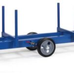 Fetra Hauptartikel 2113 Langmaterial-Wagen Stahl pulverbeschichtet Traglast (max.): 2000 kg Bereifung=Vollgummi