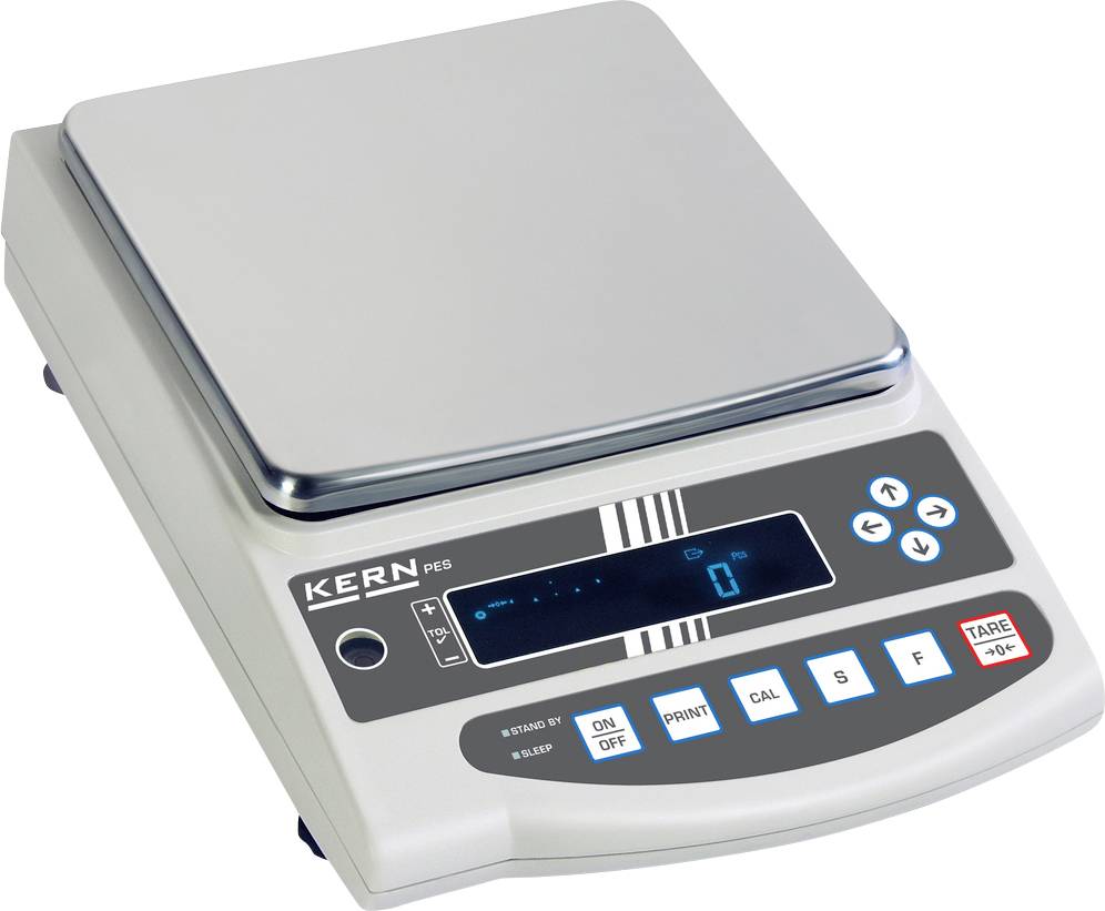 image-6923.jpg Kern PES 15000-1M Präzisionswaage Wägebereich (max.) 15 kg Ablesbarkeit 0.1 g über Steckernetzteil Silber – Bild 1