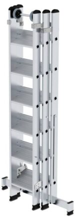 MUNK Günzburger Steigtechnik 033318 Aluminium Stufen-Mehrzweckleiter Arbeitshöhe (max.): 5.20 cm 20.5 kg – Bild 2
