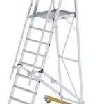MUNK Günzburger Steigtechnik 52310 Aluminium Plattformleiter Montage mit Werkzeug Arbeitshöhe (max.): 4.3 m 49 kg