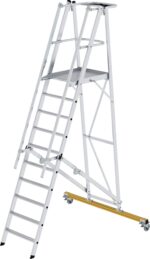 MUNK Günzburger Steigtechnik 52310 Aluminium Plattformleiter Montage mit Werkzeug Arbeitshöhe (max.): 4.3 m 49 kg