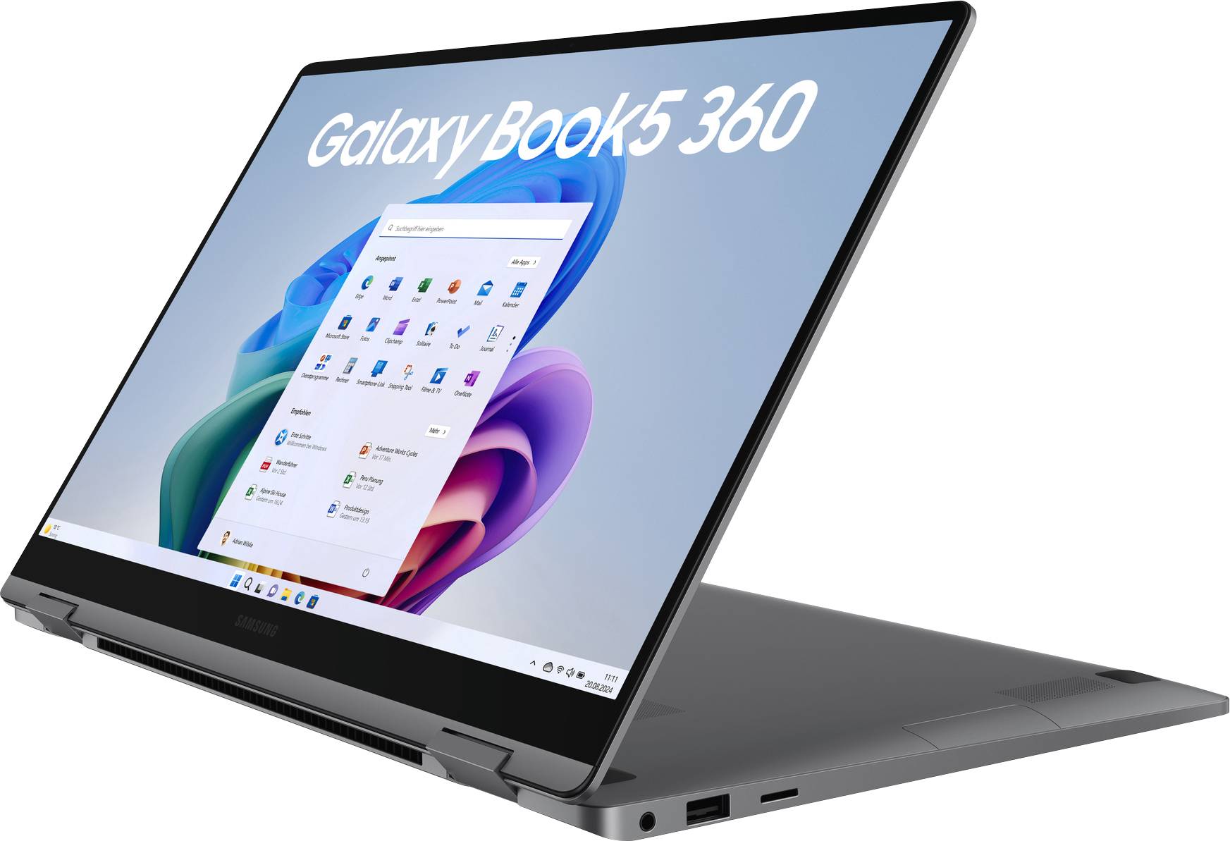 image-7106.jpg Samsung Notebook 39.6 cm (15.6 Zoll) WQXGA+ Intel® Core™ Ultra 7 16 GB RAM 1 TB HDD 1 TB SSD Deutsch, QWERTZ Intel Intel – Bild 1
