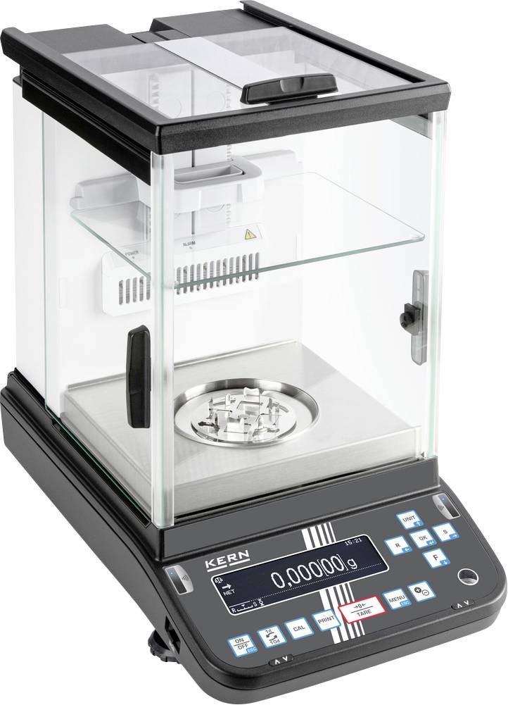 image-72.jpg Kern ABP 200-5DAM Analysewaage Wägebereich (max.) 220 g Ablesbarkeit 0.00001 g, 0.0001 g über Steckernetzteil Schwarz, S - Image 1
