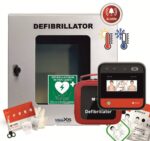 MEDX5 myPAD-A mit LCD-Bildschirm Defibrillator Außenbereich Automatische Schockabgabe