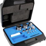 Kern 324-074 Gewichtssatz, F1, 1 g - 2 kg, Knopf, Edelstahl poliert, im Kunststoffkoffer