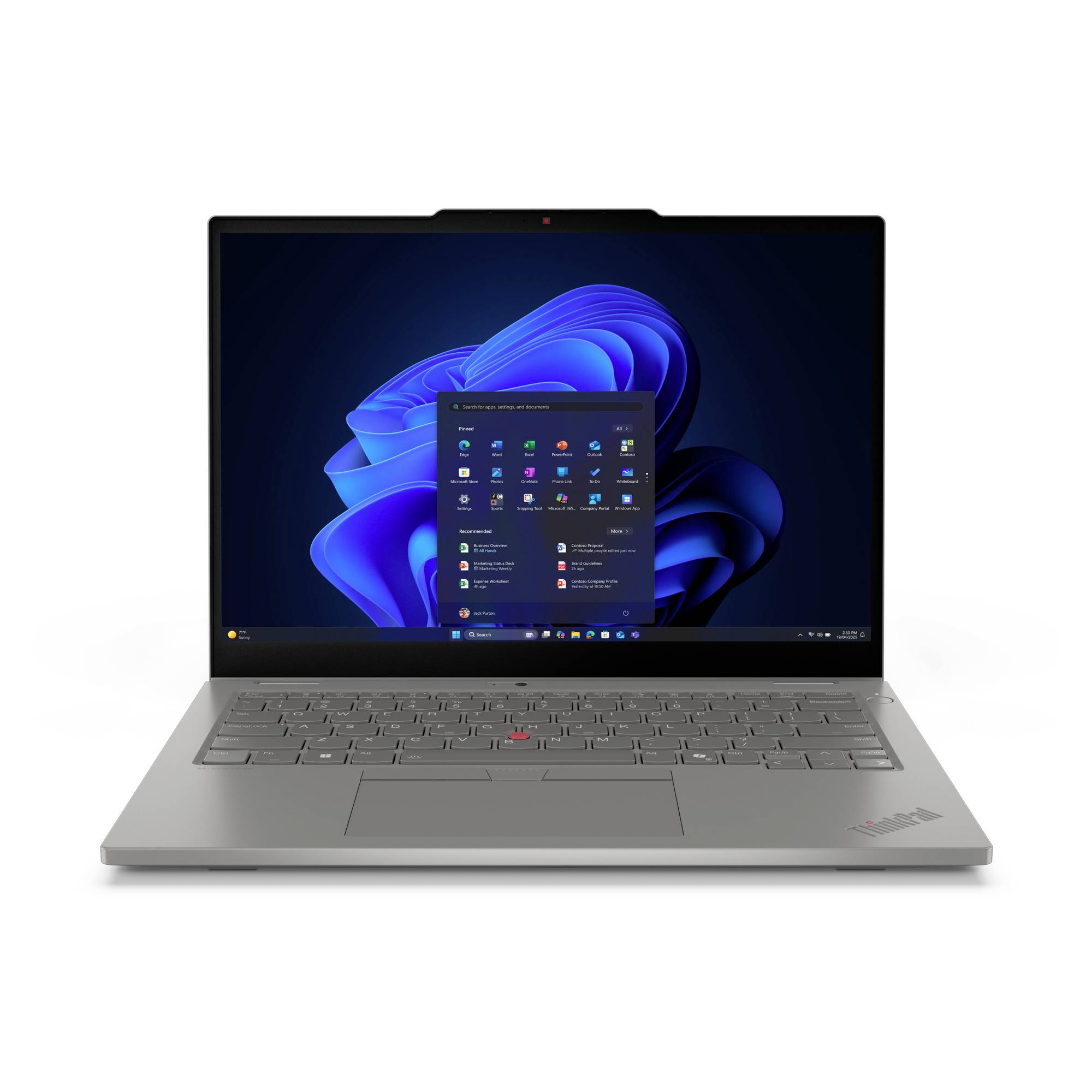 image-7416.jpg Lenovo Notebook 33.8 cm (13.3 Zoll) WUXGA 215 32 GB RAM 512 GB SSD Deutsch, QWERTZ AMD AMD Radeon Grau 21RD0011GE – Bild 1