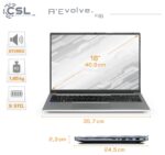 CSL Computer Notebook CSL R'Evolve C16 40.6 cm (16 Zoll) WUXGA Intel® Core™ i5 64 GB RAM 4000 GB SSD Deutsch, QWERTZ Gra – Bild 2