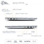 CSL Computer Notebook CSL R'Evolve C16 40.6 cm (16 Zoll) WUXGA Intel® Core™ i5 64 GB RAM 4000 GB SSD Deutsch, QWERTZ Gra – Bild 4