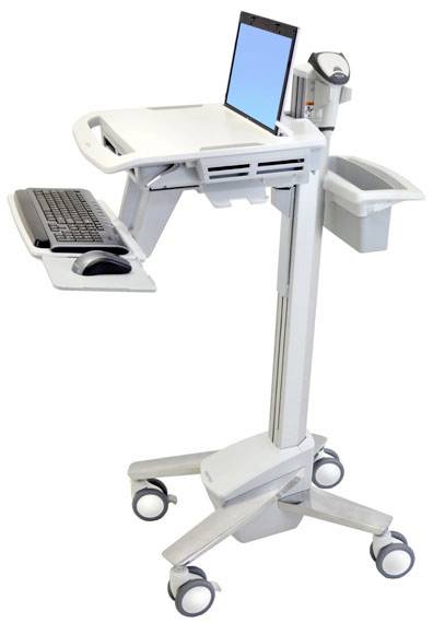 image-7654.jpg Ergotron Ergotron StyleView 41 Non Power Computer PC-/Monitor-Rollwagen 1 Display(s) 43,9 cm (17,3") Weiß – Bild 1