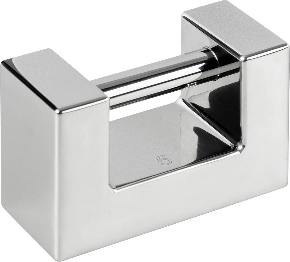 image-7892.jpg Kern 326-37 Einzelgewicht, OIML-Klasse F1, 10 kg, Block, Edelstahl poliert – Bild 1