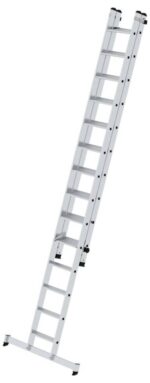 MUNK Günzburger Steigtechnik 040669 Aluminium Stufen-Schiebeleiter Arbeitshöhe (max.): 6.20 cm 21.5 kg