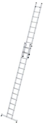 MUNK Günzburger Steigtechnik 040669 Aluminium Stufen-Schiebeleiter Arbeitshöhe (max.): 6.20 cm 21.5 kg – Bild 2