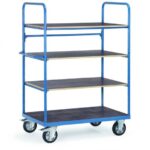 Fetra Hauptartikel 18303 Etagenwagen Stahl pulverbeschichtet Traglast (max.): 1200 kg Brillantblau (RAL 5007)