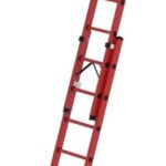 MUNK Günzburger Steigtechnik 036628 GFK Sprossen-Schiebeleiter Arbeitshöhe (max.): 5.2 cm 15.5