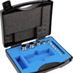 Kern 304-044 Gewichtssatz, E1, 1 g - 200 g, Knopf, Edelstahl poliert, im Kunststoffkoffer