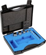 Kern 304-044 Gewichtssatz, E1, 1 g - 200 g, Knopf, Edelstahl poliert, im Kunststoffkoffer