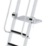 MUNK Günzburger Steigtechnik 012041 Aluminium Stufen-Baugrubenleiter 15 kg
