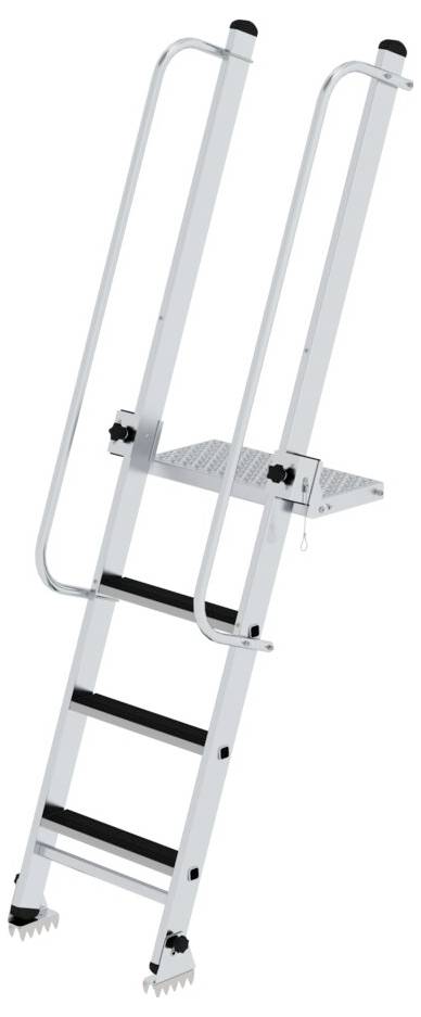 image-8351.jpg MUNK Günzburger Steigtechnik 012041 Aluminium Stufen-Baugrubenleiter 15 kg – Bild 1