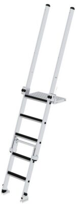 MUNK Günzburger Steigtechnik 012041 Aluminium Stufen-Baugrubenleiter 15 kg – Bild 2