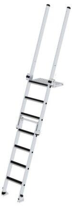 MUNK Günzburger Steigtechnik 012041 Aluminium Stufen-Baugrubenleiter 15 kg – Bild 3