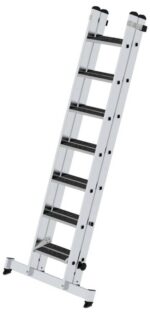 MUNK Günzburger Steigtechnik 040670 Aluminium Stufen-Schiebeleiter Arbeitshöhe (max.): 3.85 cm 18 kg