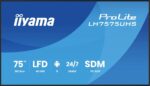 Iiyama LH7575UHS-B2AG Digital Signage Display EEK: G (A - G) 189.3 cm 75 Zoll 3840 x 2160 Pixel 24/7