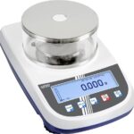 Kern PLJ 1200-3A Präzisionswaage Wägebereich (max.) 1.2 kg Ablesbarkeit 0.001 g über Steckernetzteil Silber