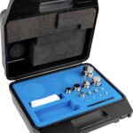 Kern 314-064 Gewichtssatz, E2, 1 g - 1 kg, Knopf, Edelstahl poliert, im Kunststoffkoffer