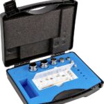 Kern 313-044 Gewichtssatz, E2, 1 mg - 200 g, Knopf, Edelstahl poliert, im Kunststoffkoffer