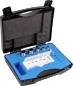 Kern 313-044 Gewichtssatz, E2, 1 mg - 200 g, Knopf, Edelstahl poliert, im Kunststoffkoffer