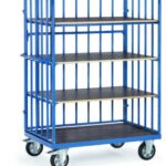 Fetra Hauptartikel 18313-1 Etagenwagen Stahl pulverbeschichtet Traglast (max.): 1200 kg Brillantblau (RAL 5007)