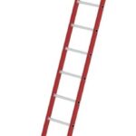 MUNK Günzburger Steigtechnik 035324 GFK/Alu Sprossen-Anlegeleiter Arbeitshöhe (max.): 4.70 cm