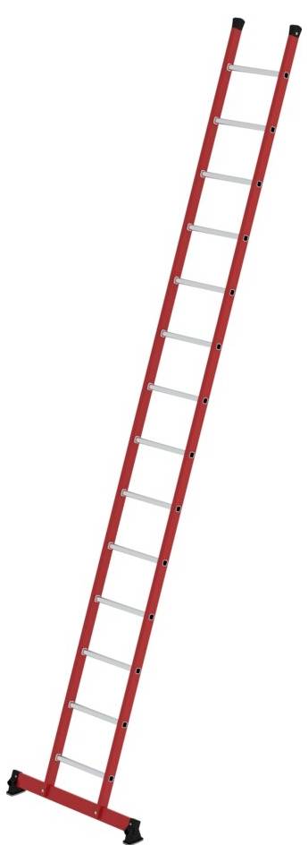 image-8595.jpg MUNK Günzburger Steigtechnik 035324 GFK/Alu Sprossen-Anlegeleiter Arbeitshöhe (max.): 4.70 cm – Bild 1