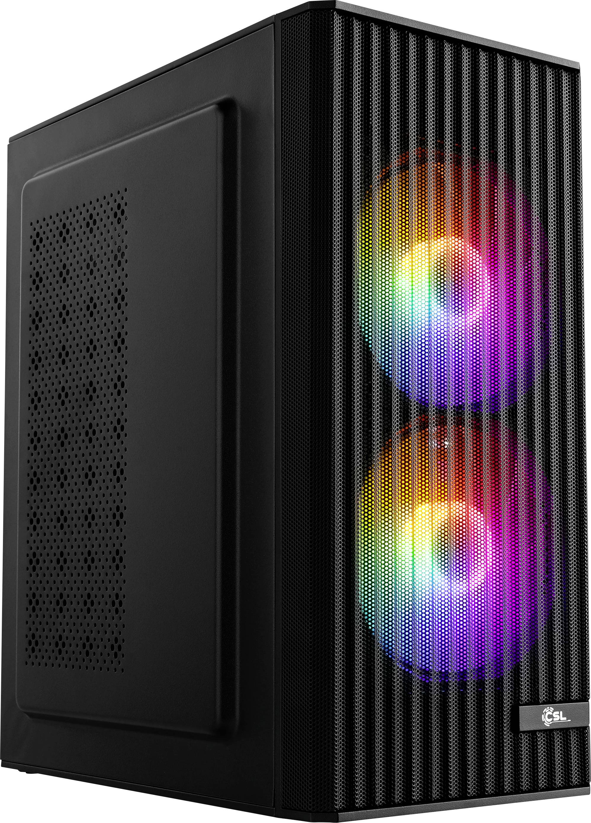 image-8642.jpg CSL Computer Gaming PC M12800H AMD Ryzen 5 5500 4.2 GHz 32 GB RAM 2000 GB SSD Nvidia GeForce RTX™ 5060 8 GB GDDR7 Win 11 – Bild 1