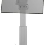 Neomounts NM-HUB2LIFTSILVER TV-Rollwagen 127,0 cm (50") - 129,5 cm (51") Motorisiert, Neigbar, Höhenverstellbar