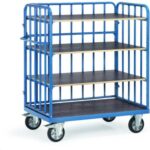 Fetra Hauptartikel 18213-1 Etagenwagen Stahl pulverbeschichtet Traglast (max.): 1200 kg Brillantblau (RAL 5007)