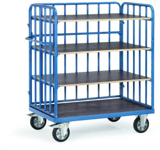 image-8767.jpg Fetra Hauptartikel 18213-1 Etagenwagen Stahl pulverbeschichtet Traglast (max.): 1200 kg Brillantblau (RAL 5007) – Bild 1