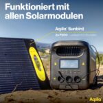 Aqiila S3000V2 Powerstation 50 Ah LiFePO 4 Schwarz, Gelb LED Taschenlampe – Bild 12