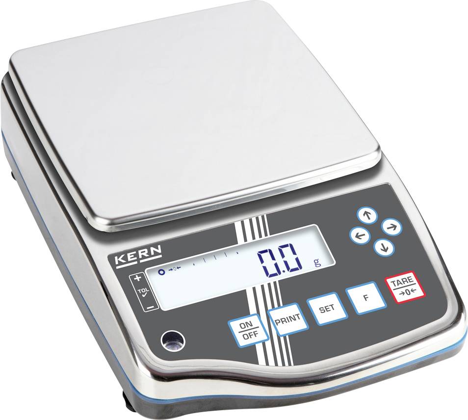 image-9082.jpg Kern PWS 8000-1 Präzisionswaage Wägebereich (max.) 8.2 kg Ablesbarkeit 0.1 g über Steckernetzteil Silber, Schwarz – Bild 1